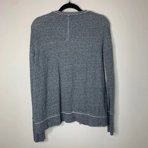 Roots Women's Cardigan Sweater Heathered Open front Buttons Cotton y2k 2000s S - Picture 8 of 9